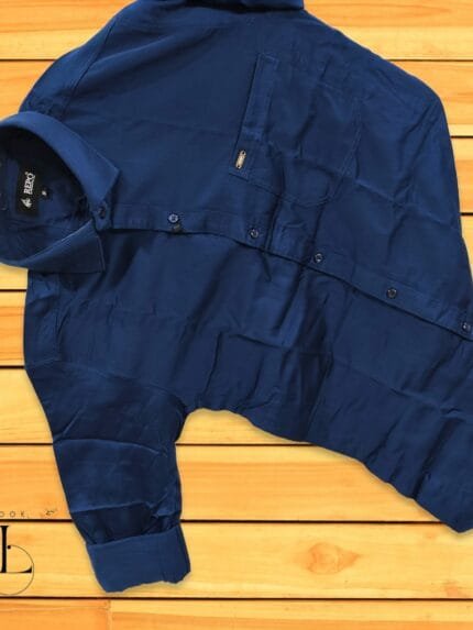 Blue Plain Full sleeve shirt