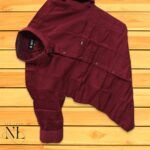 Maroon Plain Full sleeve shirt