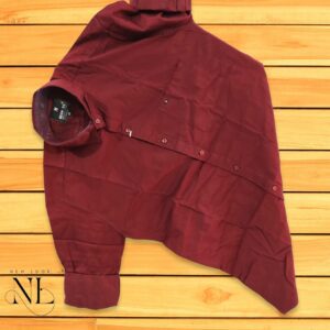 Maroon Plain Full sleeve shirt