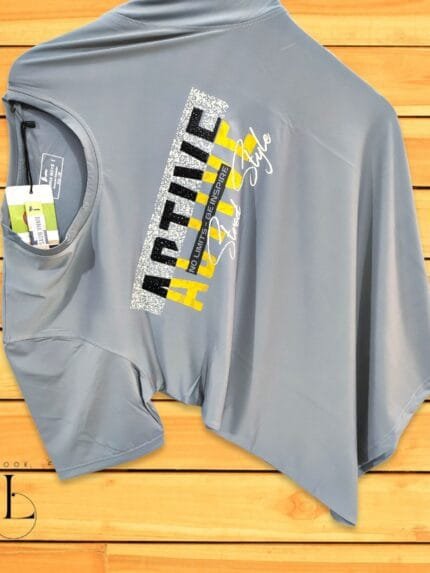 Tencel Lycra T-shirt Grey