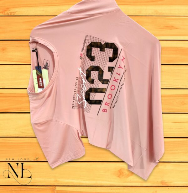 Tencel Lycra T-shirt Pink