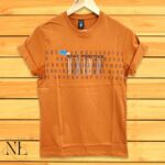 Orange Printed T-Shirt