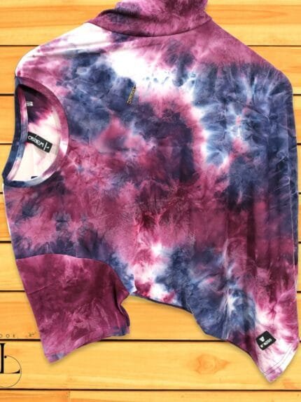 Tie and Dye Half T-Shirt