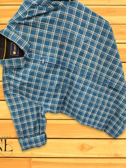 Blue Checks Full Sleeve Shirt