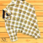 Yellow Checks Full Sleeve Shirt