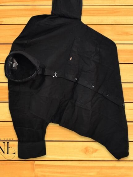 Black Plain Full sleeve shirt