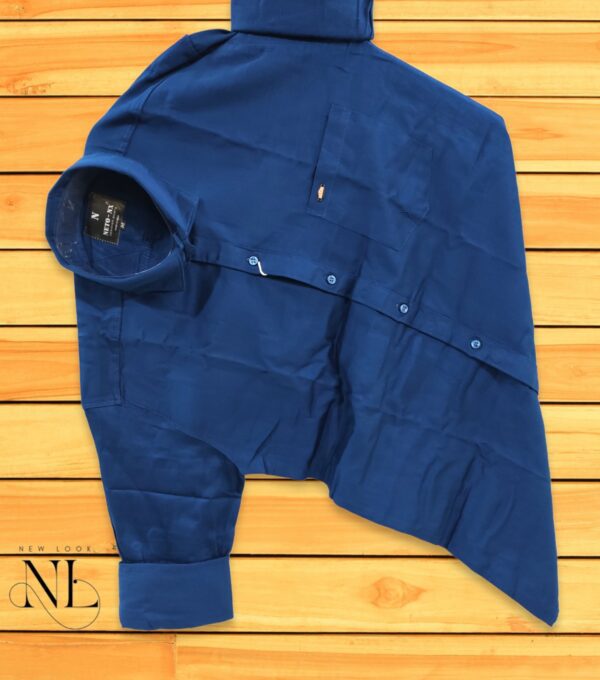 Nevy Blue Plain Full sleeve shirt