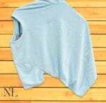 Men’s Trendy Plain Blue Half T-Shirt Slim Fit