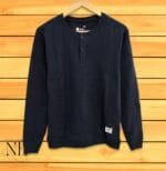 Navy Blue Plain Full T-Shirt for Men Essential Wardrobe Basic