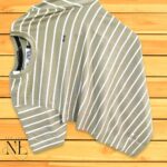 Grey Stripes Tshirt Half sleeve