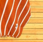 Orange Stripes Tshirt Half sleeve