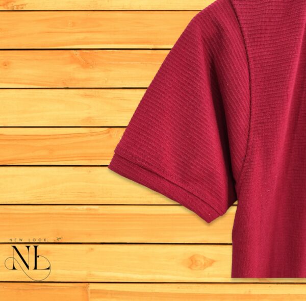 Red Plain T-shirt half Sleeve