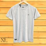 Cream Plain T-shirt half Sleeve