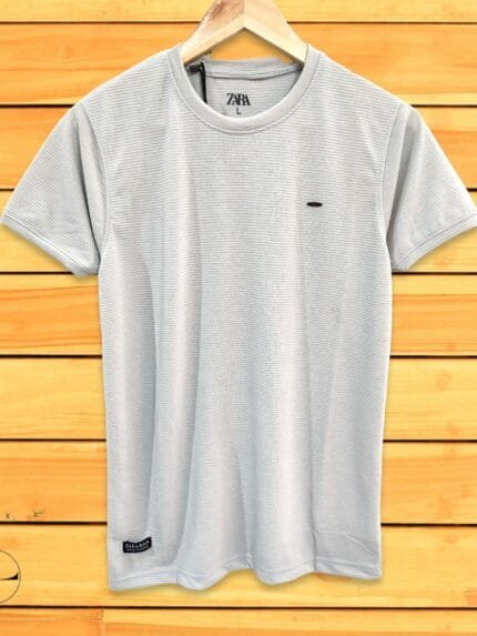 Cream Plain T-shirt half Sleeve