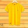 Yellow Plain T-shirt half Sleeve