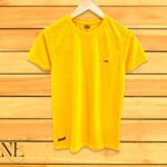 Yellow Plain T-shirt half Sleeve