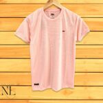 Pink Plain T-shirt half Sleeve
