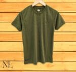 Green Plain T-shirt half Sleeve
