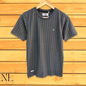 Stripe T-Shirt Dark Grey