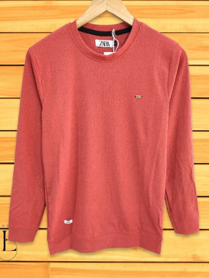 Red Plain T-Shirt Full Sleeve