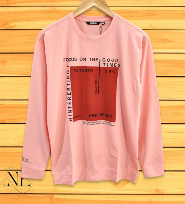 Imported Pink T-Shirt Full Sleeve
