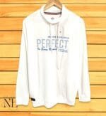 Printed White Full T-Shirt for Men Trendy Casual Wear