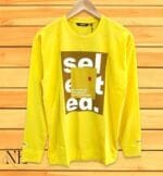 Printed Yellow Full T-Shirt for Men | Summer Essential