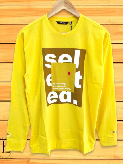 Imported Yellow T-Shirt Full Sleeve