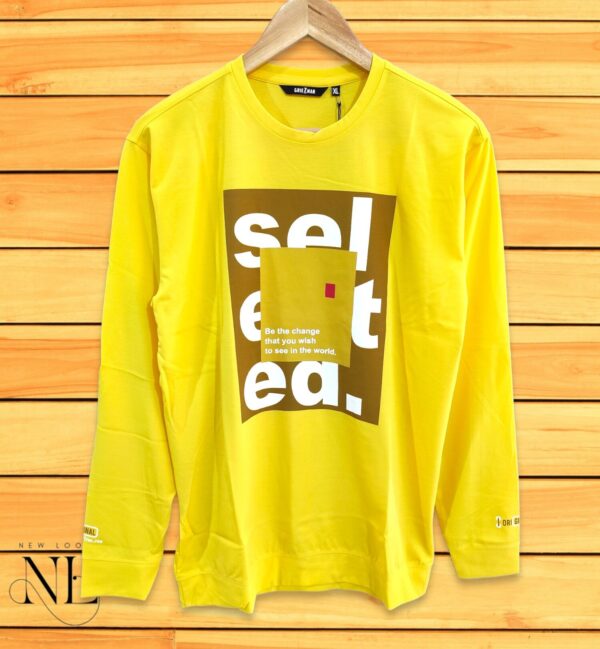 Imported Yellow T-Shirt Full Sleeve