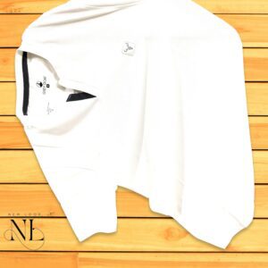 White Plain T-Shirt Half Sleeve