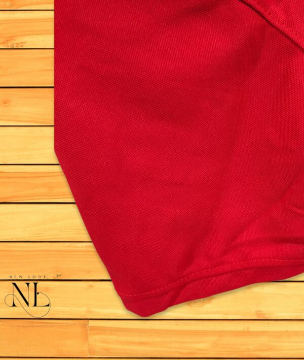 Red Plain T-Shirt Half Sleeve