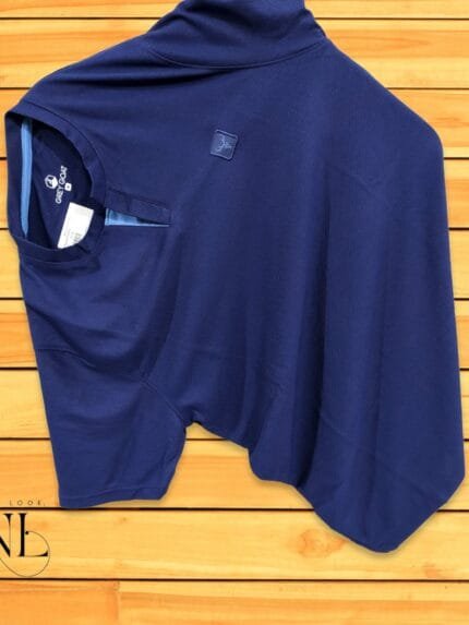 Blue Plain T-Shirt Half Sleeve