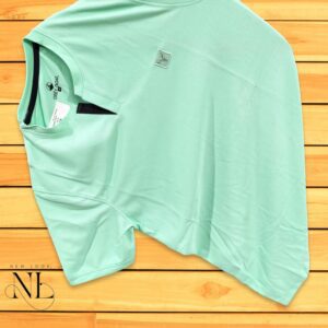 Green Plain T-Shirt Half Sleeve