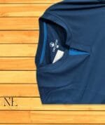 Blue Plain T-Shirt Half Sleeve