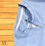 Blue Plain T-Shirt Half Sleeve