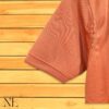 Orange Plain T-Shirt For Men