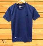 Blue Plain T-Shirt For Men