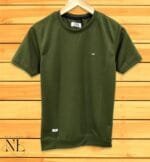 Green Plain T-Shirt For Men