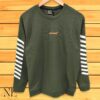 Green Printed T-Shirt Full Sleeve