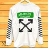 White Printed T-Shirt Full Sleeve