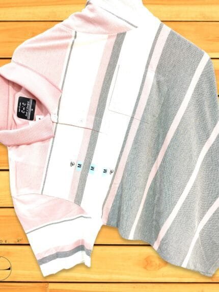 Stripe Polo T-shirt