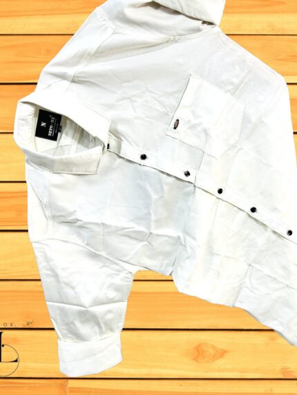 White Plain Shirt Full Sleeve