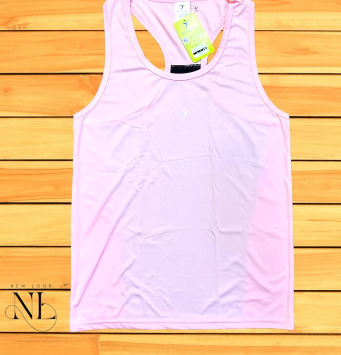 Pink Gym Vest For Men