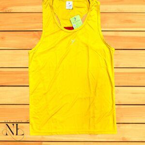 Yellow Gym Vest For Men