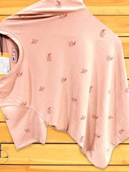 Pink Printed T-Shirt Half Sleeve