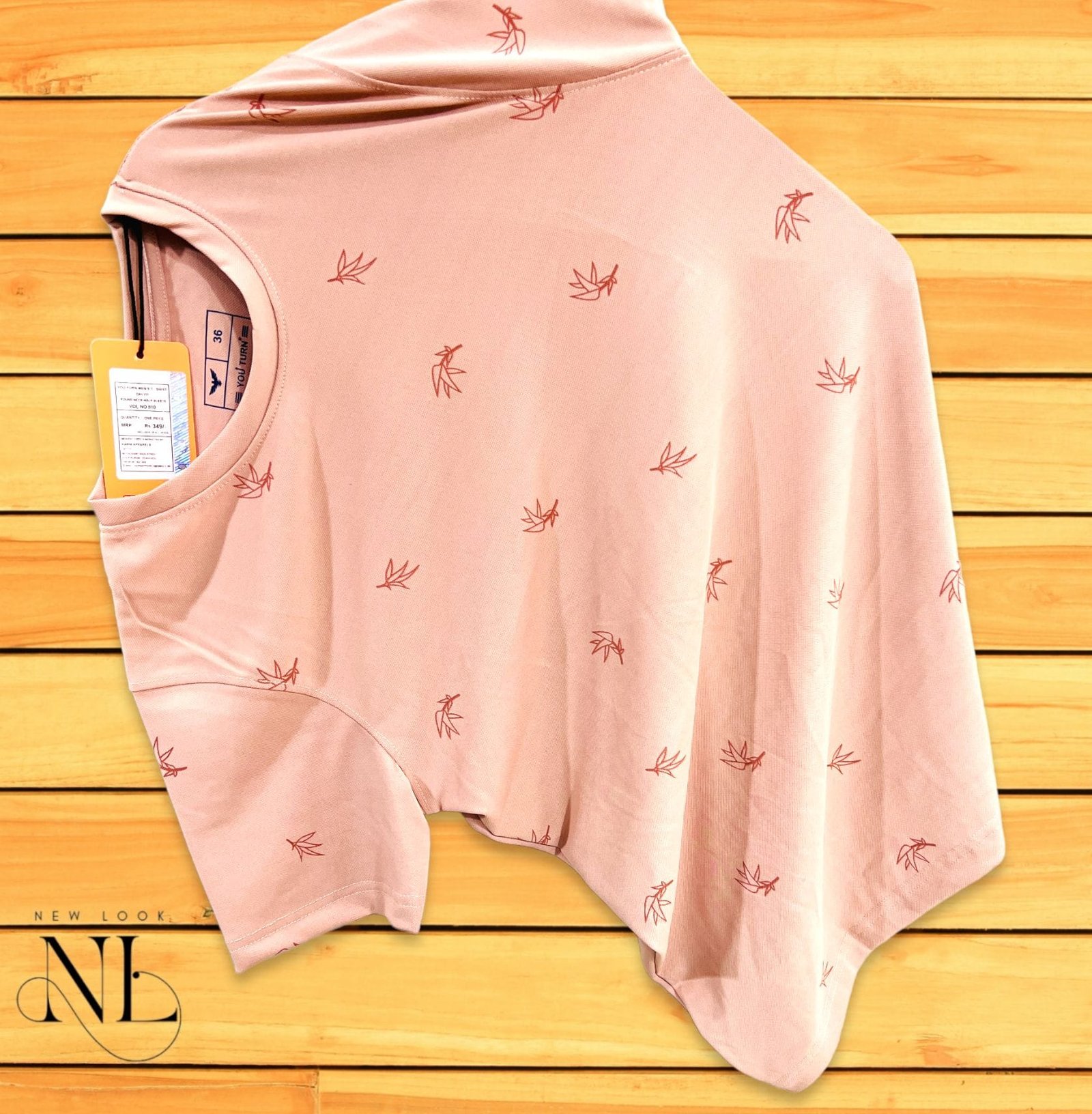 Pink Printed T-Shirt Half Sleeve Pink Printed T-Shirt Half Sleeve