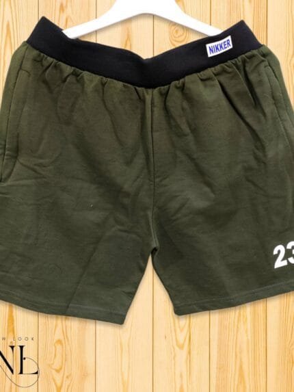 Buy Classic Dark Green Plain Shorts for Men