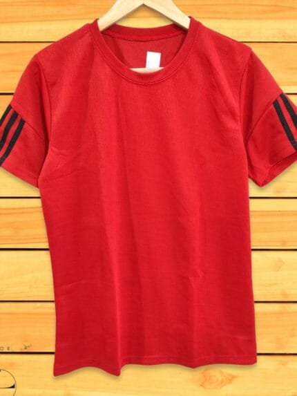 Red Half T-Shirt For Men