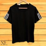 Black Half T-Shirt For Men