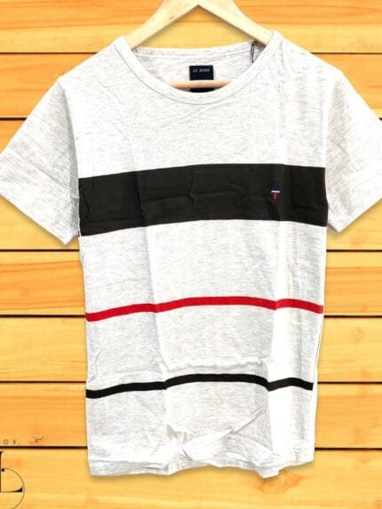 Printed Half White T-Shirt - 200 GSM Trendy Graphic Tee